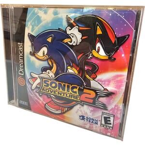 Sonic Adventure 2 (Sega Dreamcast, 2001) Complete CIB Manual Case Tested Rare